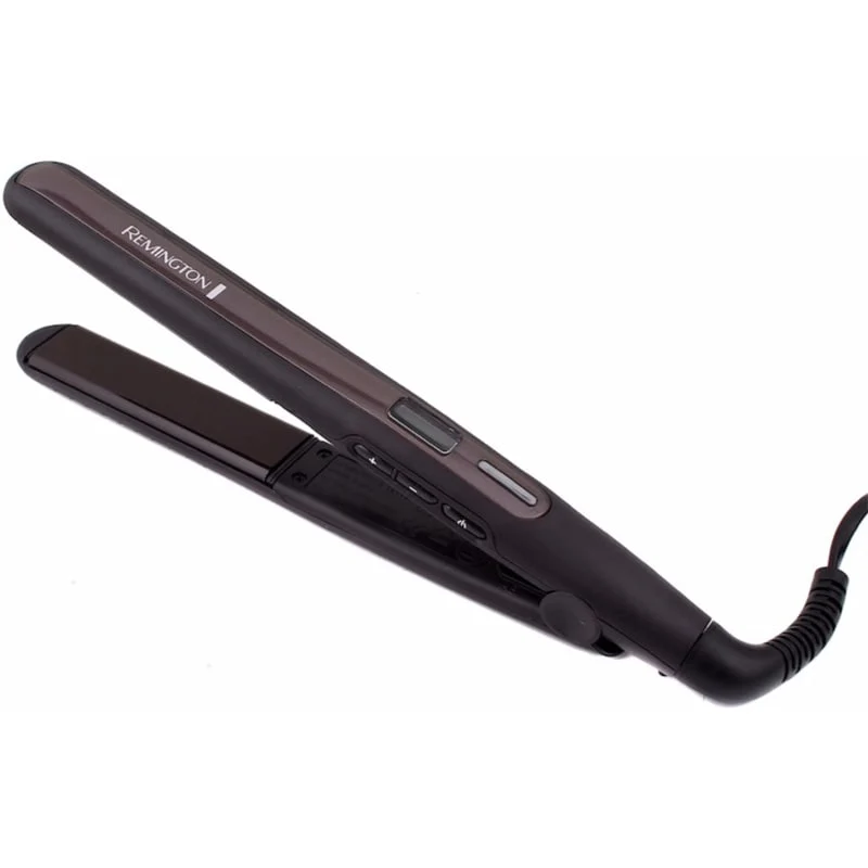 Drejtuese për flokë Remington PRO-Sleek & Curl S6505 / Advanced Ceramic Ultra / 110mm / 150–230°C / 10 Nivele / 15s – Zezë/Vjollcë