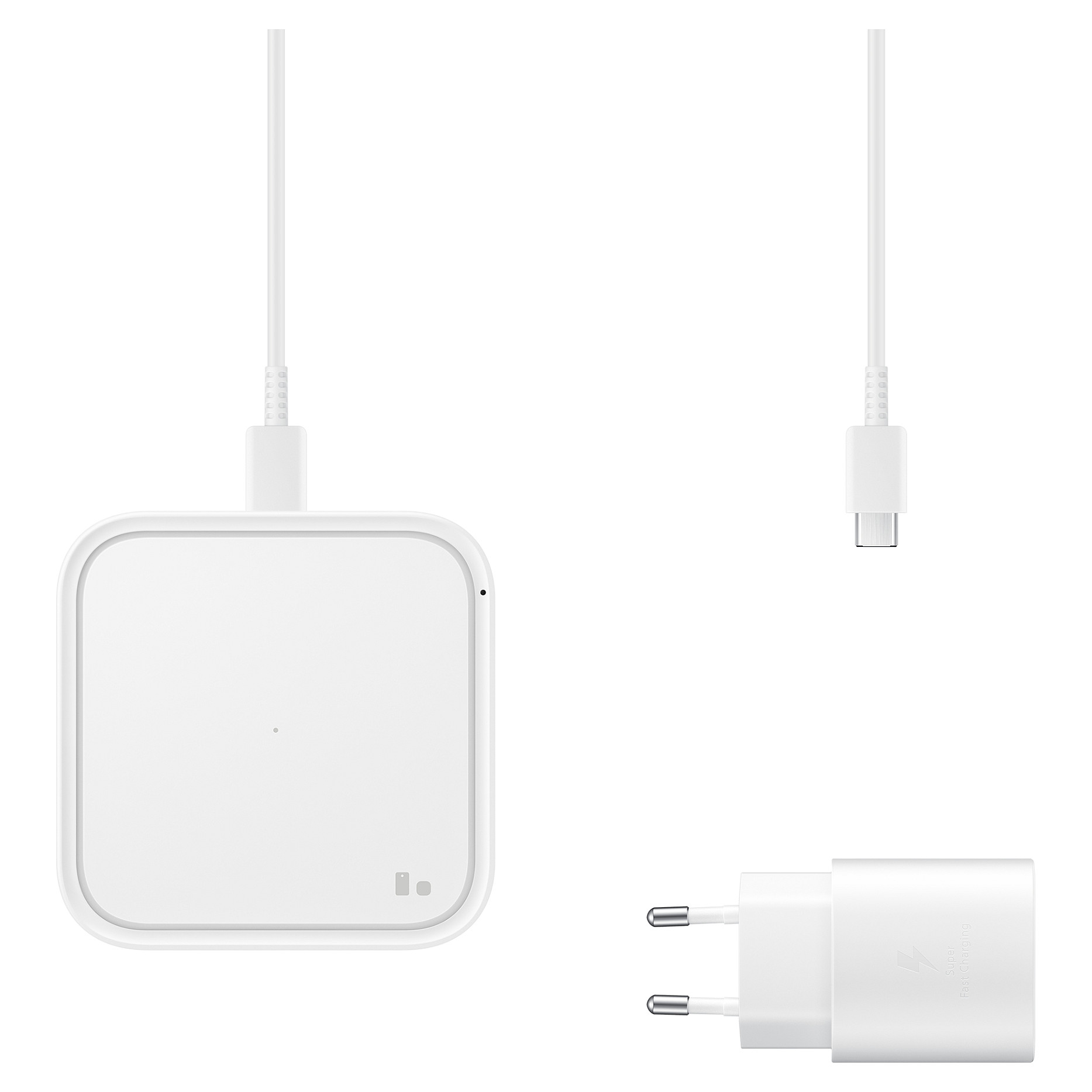 Adapter SAMSUNG Wireless Charger Pad EP-P2400T bardhë - 7