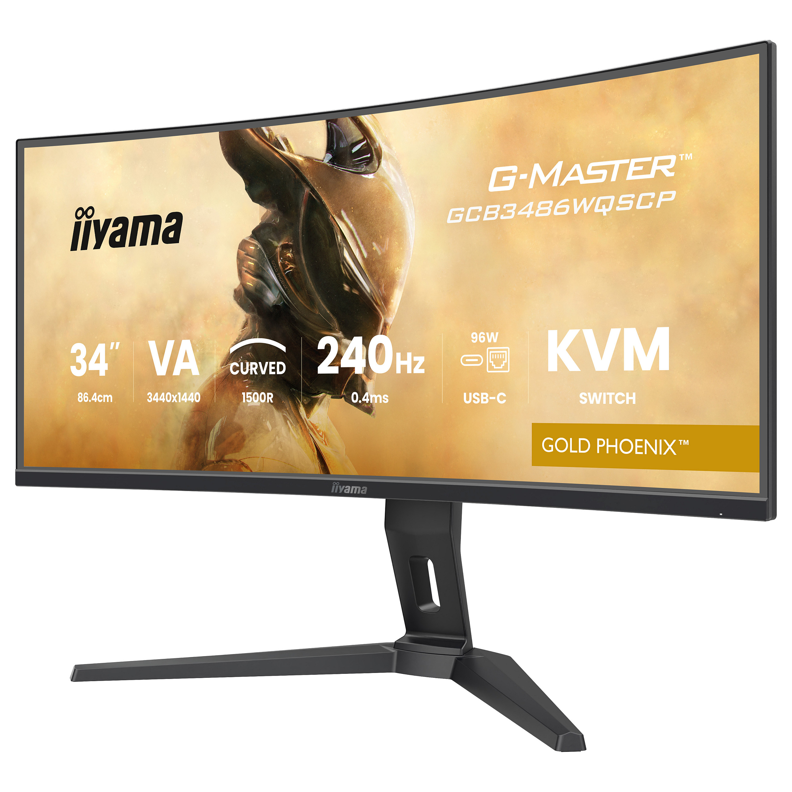Monitor Gaming iyama G-Master GCB3486WQSCP / 34 Inch / 4K Ultra HD / 240Hz / 0.4ms / I zi - 7