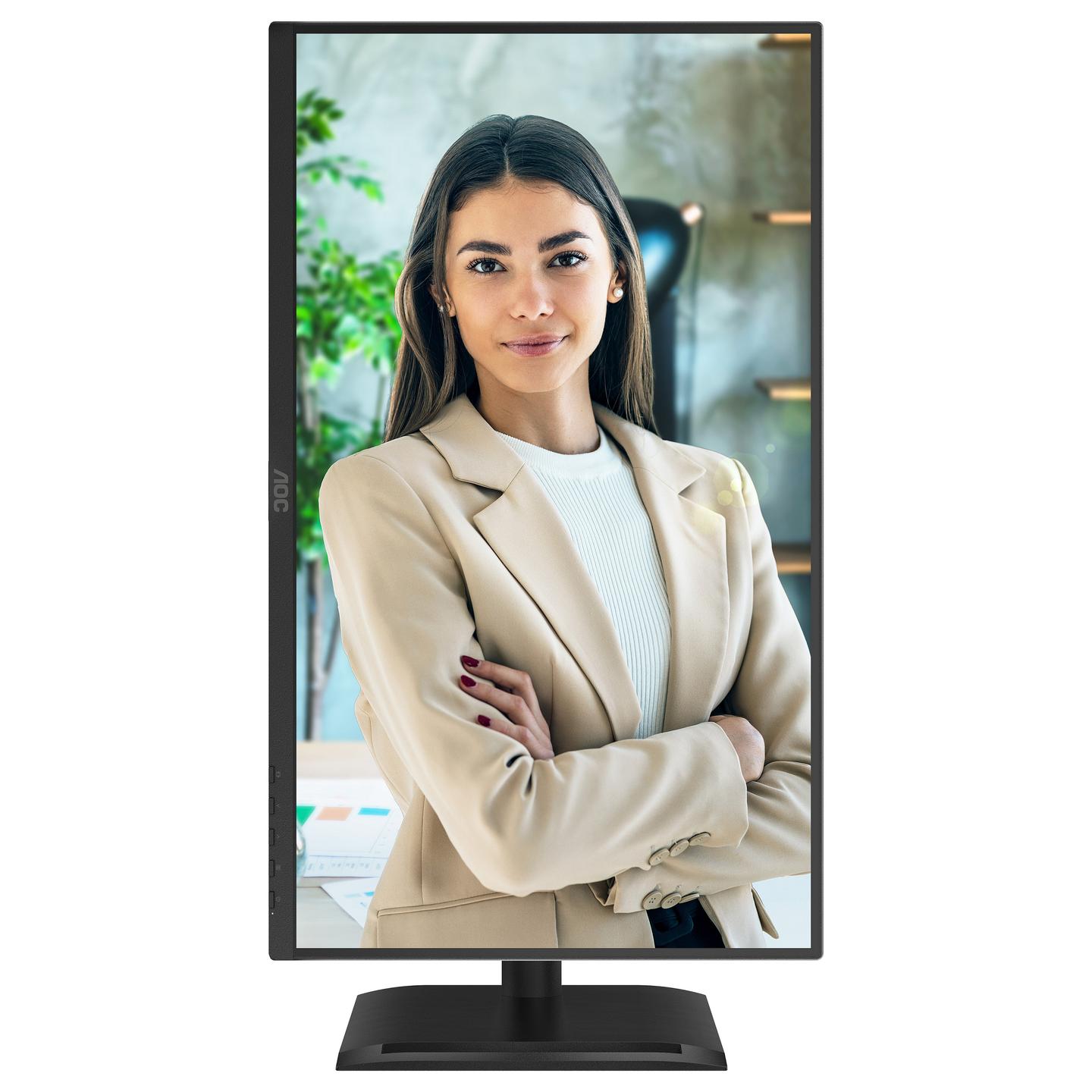 Monitor AOC 24P4CV, 23.8", FHD IPS, 120Hz, 4ms GTG, HDMI+DP+USB-C+4× USB-A - Zezë - 9