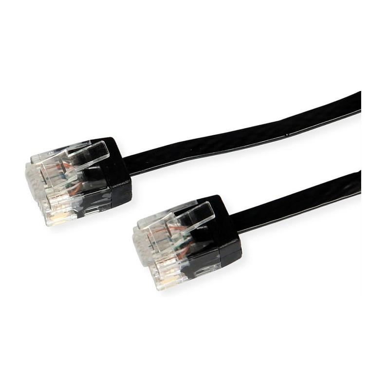 Kabllo për Rrjet ROLINE 21.15.2193 / Cat 6A / U/UTP / RJ-45 / 2m - Zezë - 2