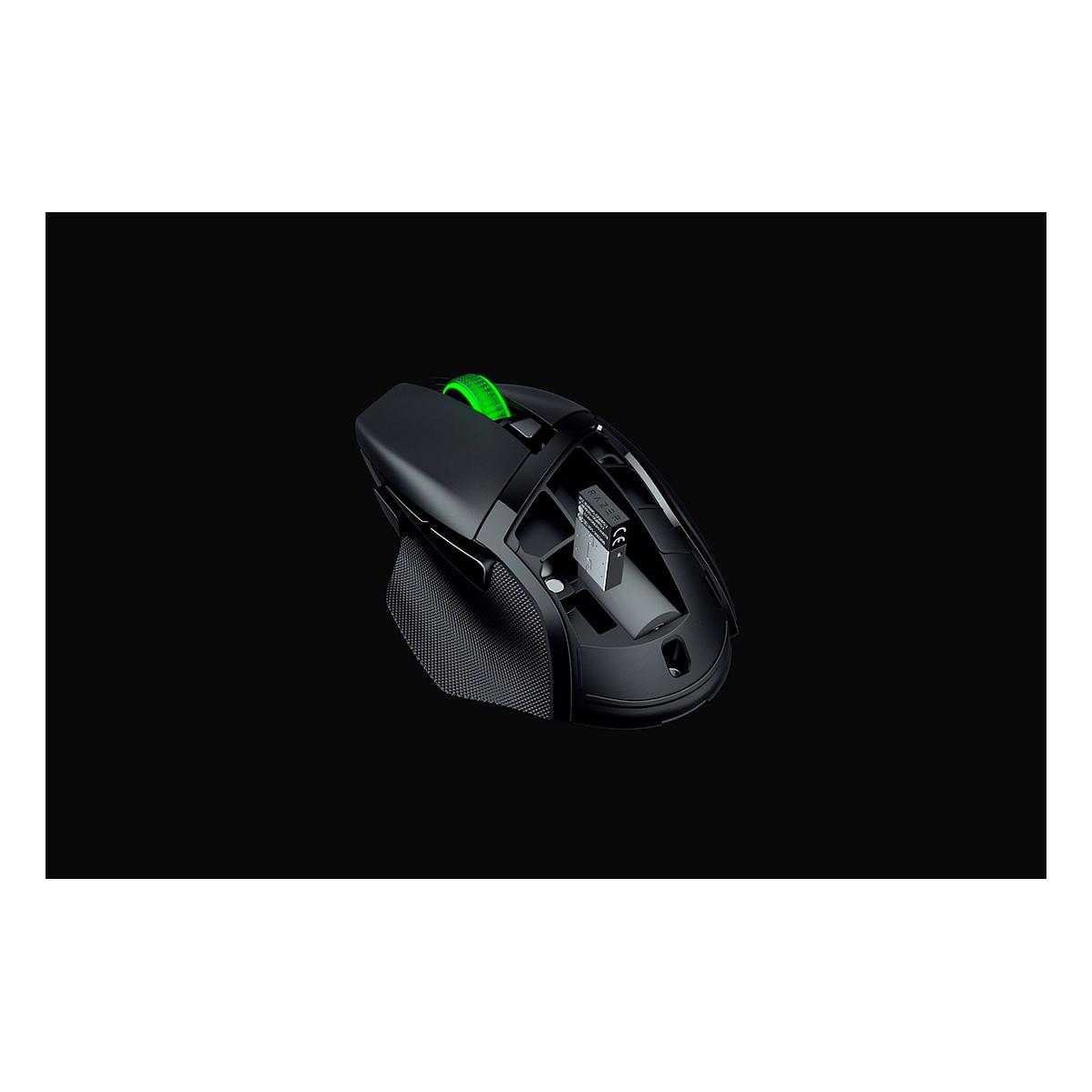 Maus Gaming Razer Basilisk V3 X HyperSpeed / RZ01-04870100-R3M1 / Sensor Optik Razer 5G / 18000 DPI / Wireless 2.4GHz & Bluetooth / Bateri AA – Zezë - 2