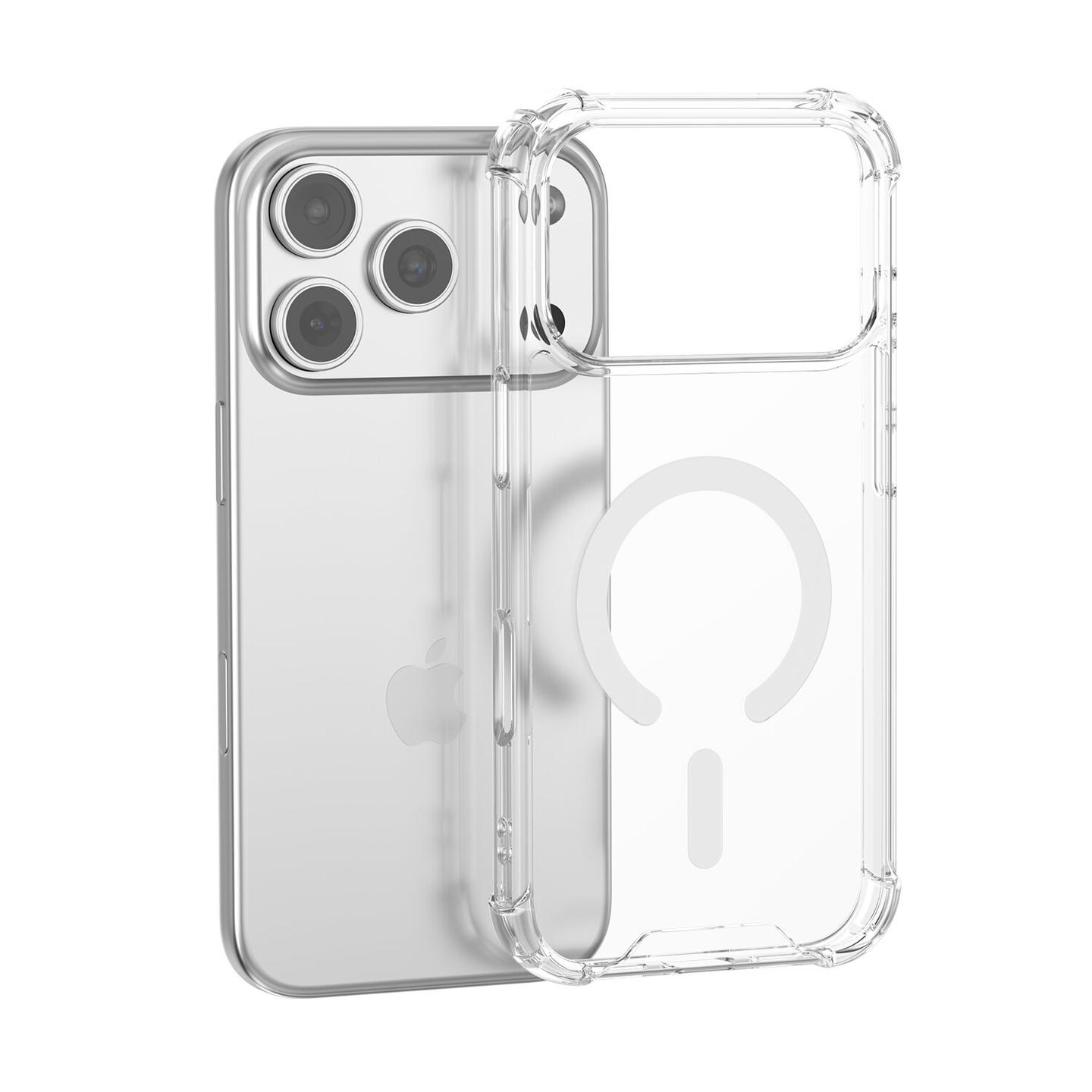 Case për Telefon 4smarts Hybrid Ibiza për iPhone 18 Pro Max / 17 Pro Max, MagSafe - Transparente