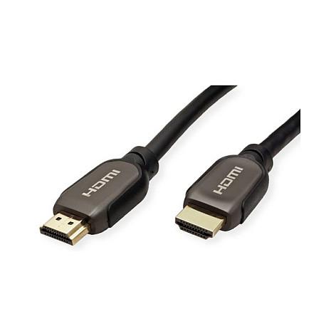 Kabllo HDMI ROLINE 11.04.6010-20 / HDMI në HDMI / 1m / HDMI 2.0 / 8K 60Hz / Ethernet - Zezë - 2