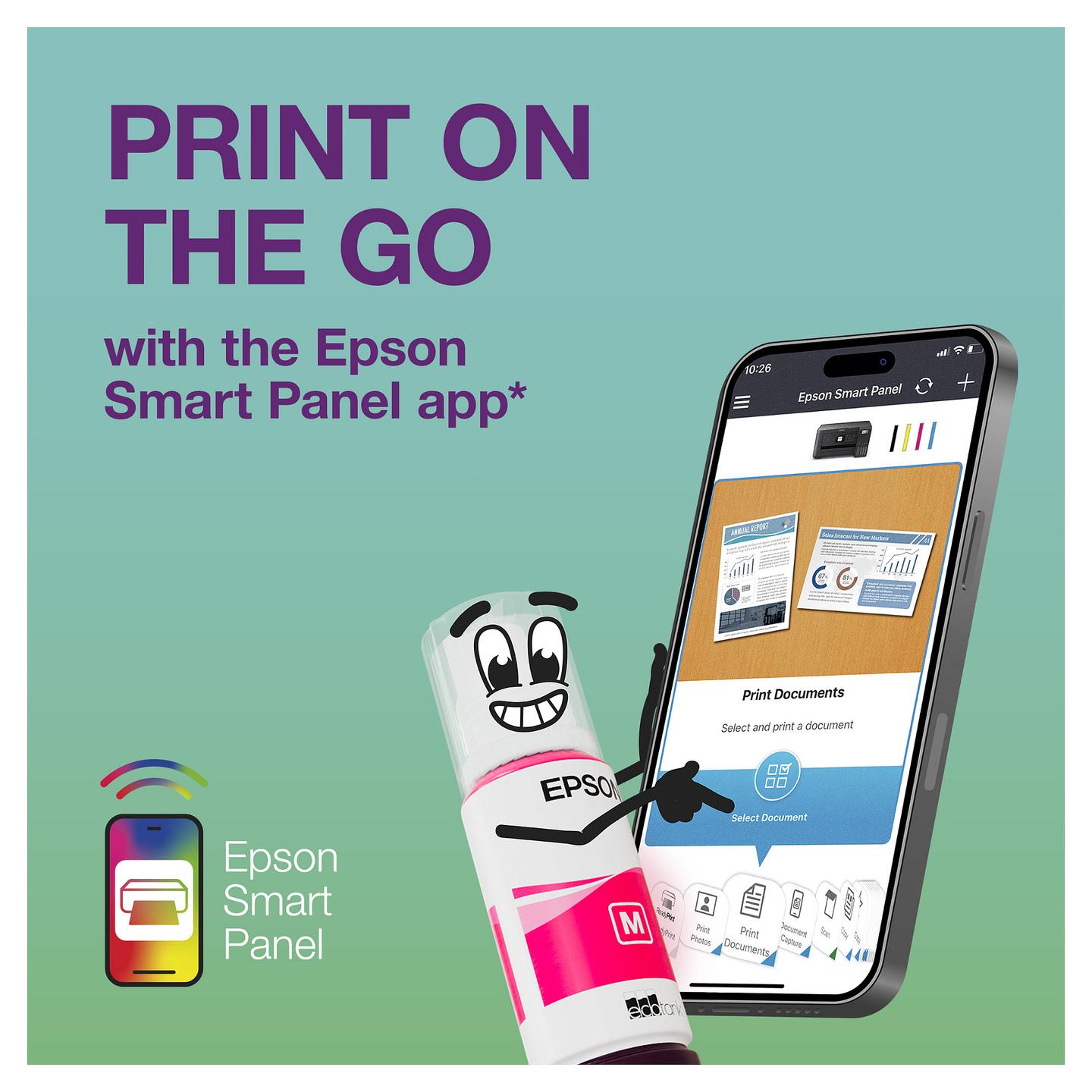 Printer Multifunksional Epson EcoTank ET-M16600, A3, Inkjet, 4800 × 2400 dpi, Printim Bardhezi, Printim Automatik Dyanësh, Wi-Fi, USB, Ethernet - Zezë - 16