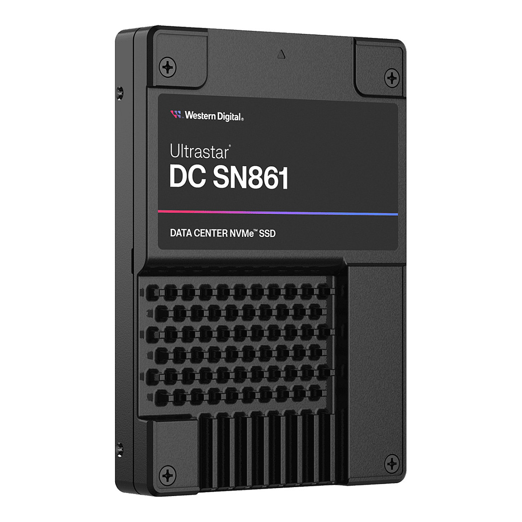 SSD e Brendshme Western Digital 2.5" / Ultrastar DC SN861 / WUS6BA138PSP9X3 / Datencenter / 3.84TB / U.2 / PCIe 5.0 ×4 / NVMe - 3
