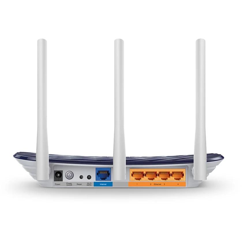 TP-Link Archer C20 AC750 Dual Band Wireless Router – 2.4GHz 300Mbps + 5GHz 433Mbps, 3x Antena, 1x WAN + 4x LAN 10/100Mbps, i zi - 3