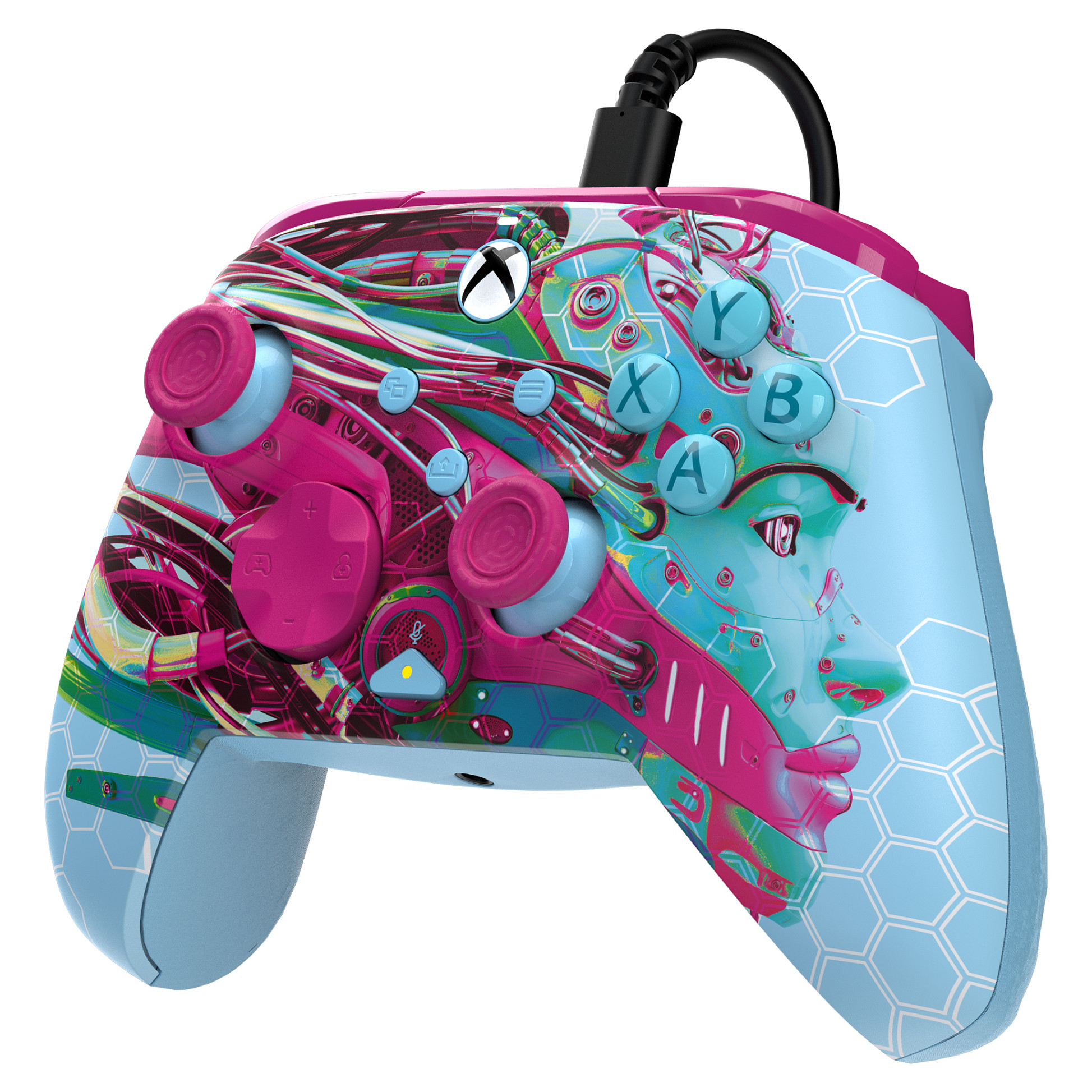 PDP Controller kabelgebunden Rematch Dreams Glow XBOX - 3