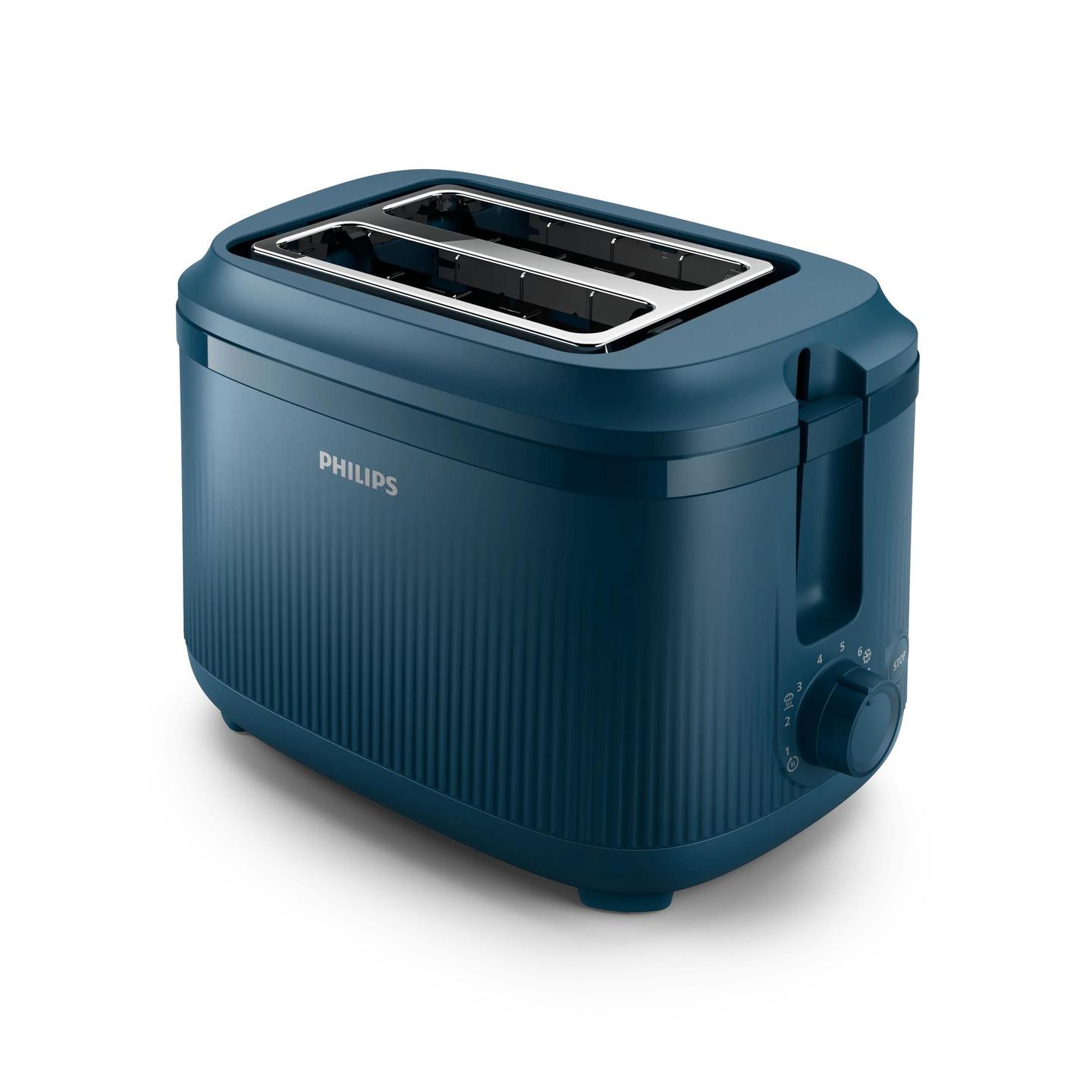 Toster Philips Series 3000 / HD2511/70 / 830W / 2 Hapje / 8 Nivele / Bun Warmer / Auto Shut-Off – Blu - 1