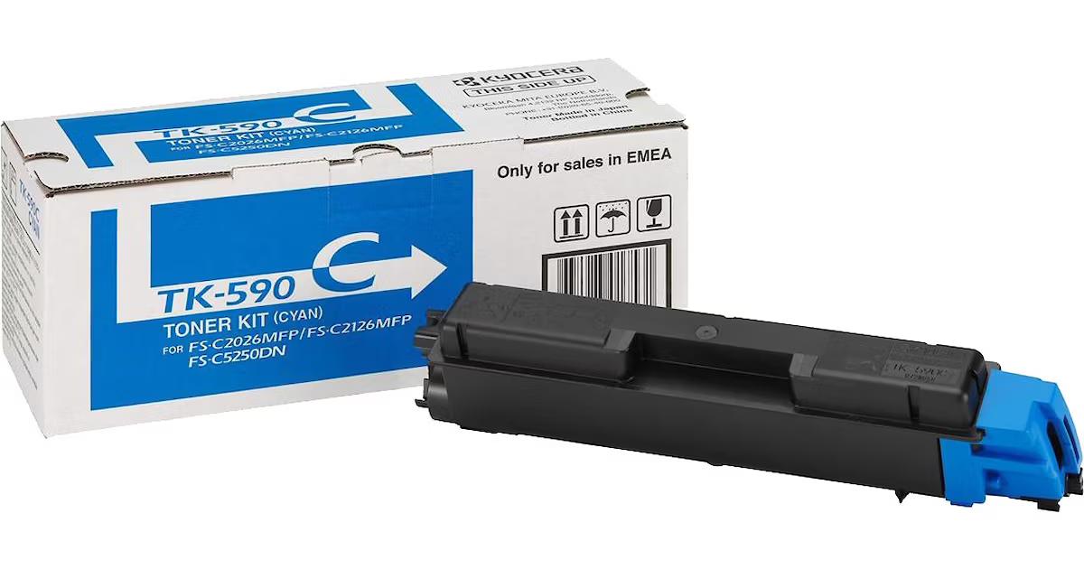 Toner Kyocera TK-590C / 1T02KVCNL0 / 5.000 faqe – Blu - 1