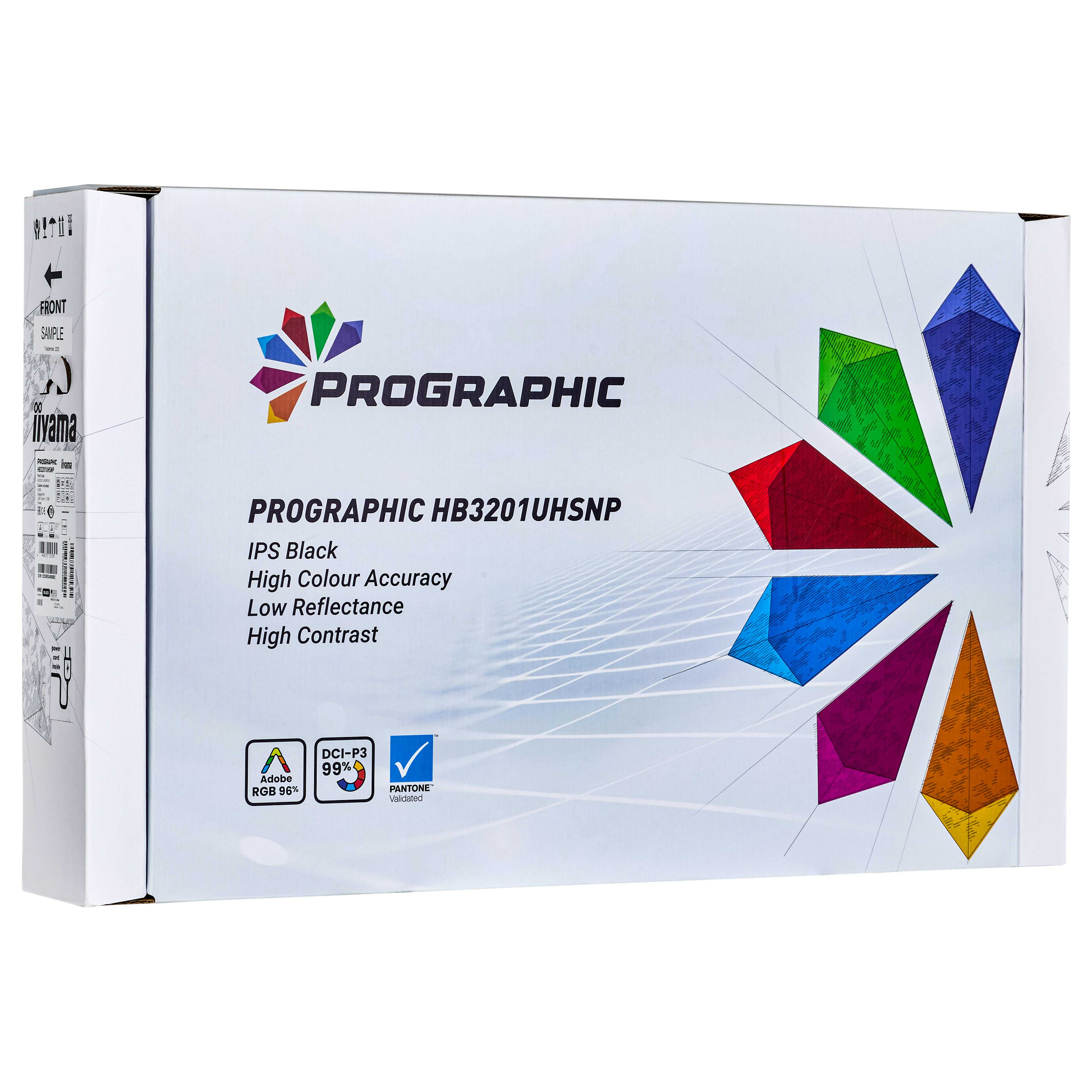 Monitor iiyama ProGraphic HB3201UHSNP-B1 / 31,5"/ 4K Ultra HD IPS / 60 Hz / 4 ms / HDMI+USB+DP - Zezë - 17