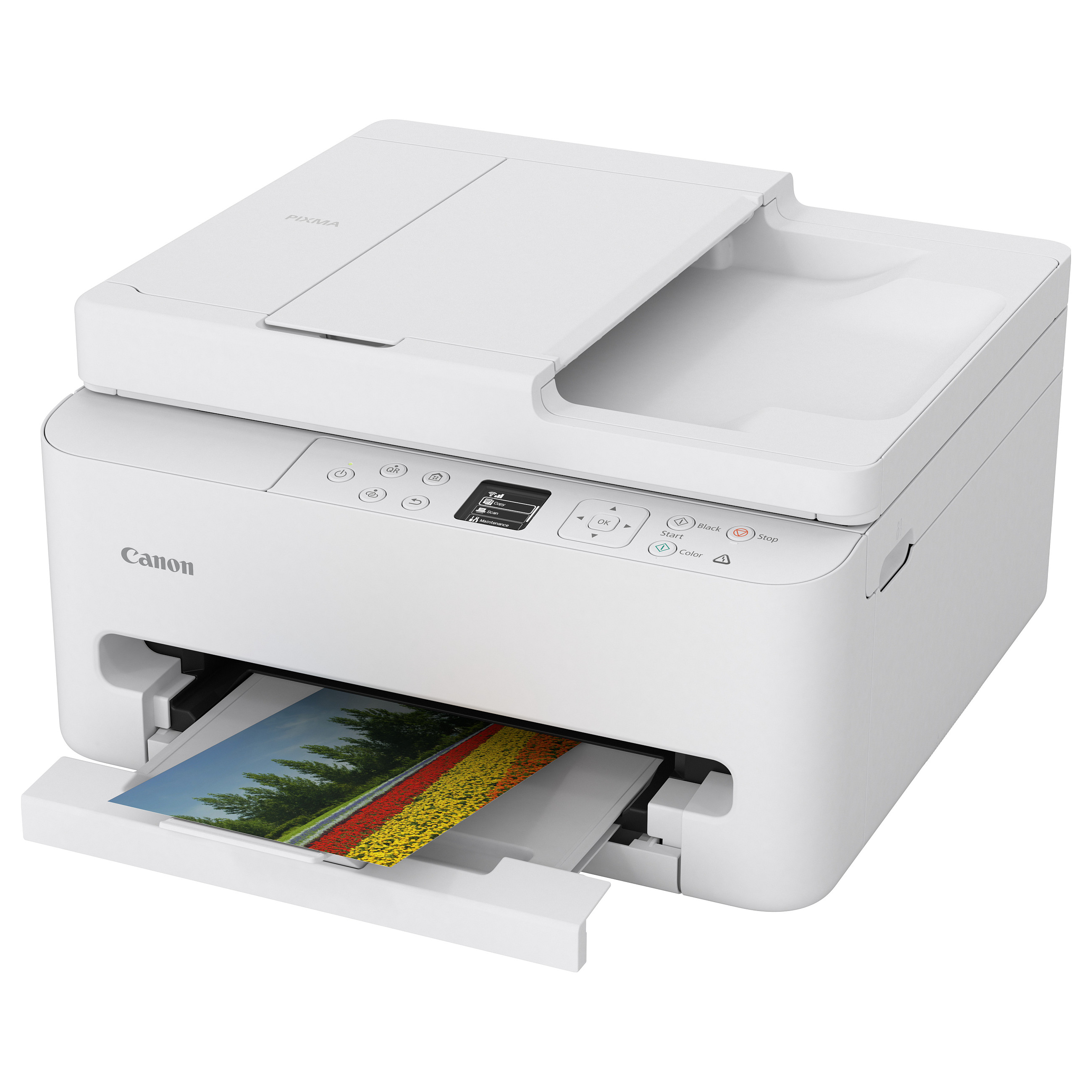 Printer Multifunksional Canon PIXMA TS7550i / 3‑in‑1 / 14ppm / Wi-Fi – Bardhë - 6