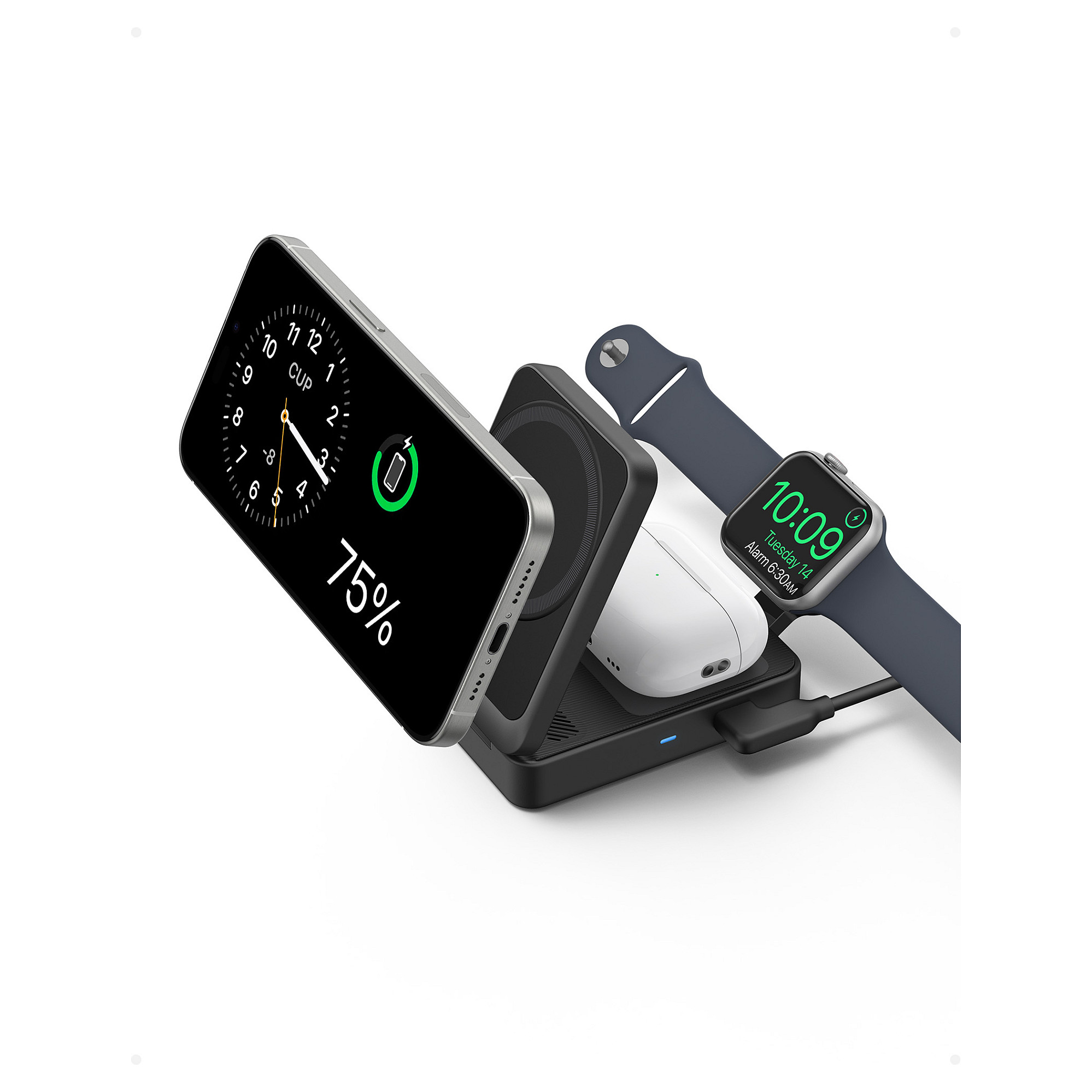 Adapter Anker / MagGo Wireless Charger / 15W / 3-in-1 / Zezë - 11