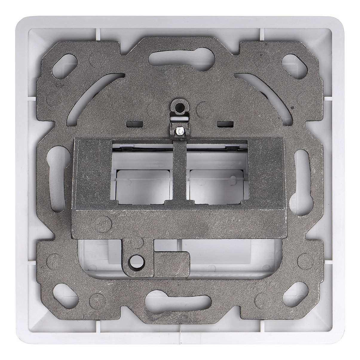 Aksesorë për rrjet DIGITUS / Keystone Jack / 2 Ports – Bardhë - 3