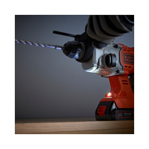 Black & Decker BCD900E2K 18V Cordless Rotary Hammer / SDS-Plus - 18