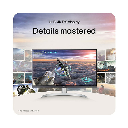 Monitor LG 27UP650K-W 27" 4K IPS 5ms 60Hz HDR10 - 11