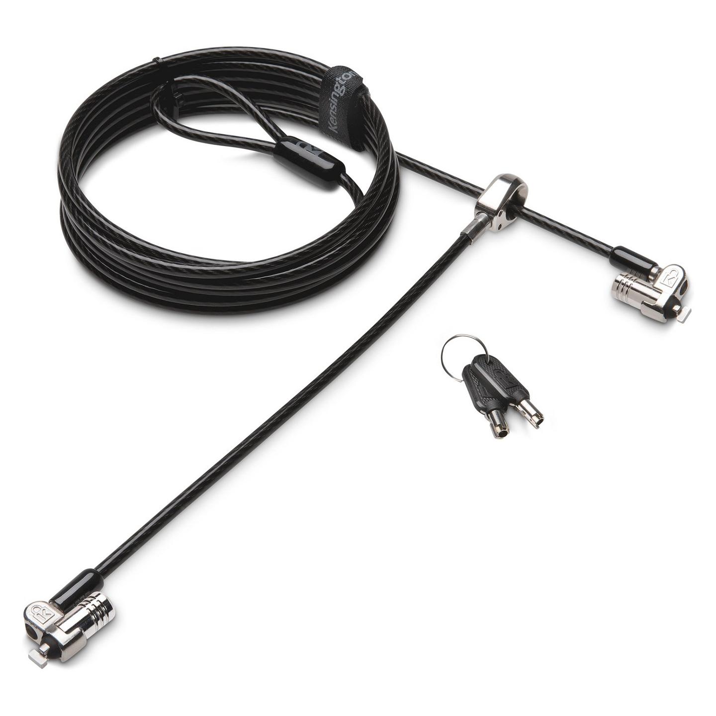Bravë Sigurie Kensington MicroSaver 2.0 K65048WW / 2 Pajisje / me Çelës / Twin Lock Head - Zezë