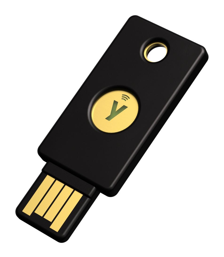 Çelës Sigurie Yubico Security Key NFC / USB-A / NFC / FIDO2 / U2F – Zezë