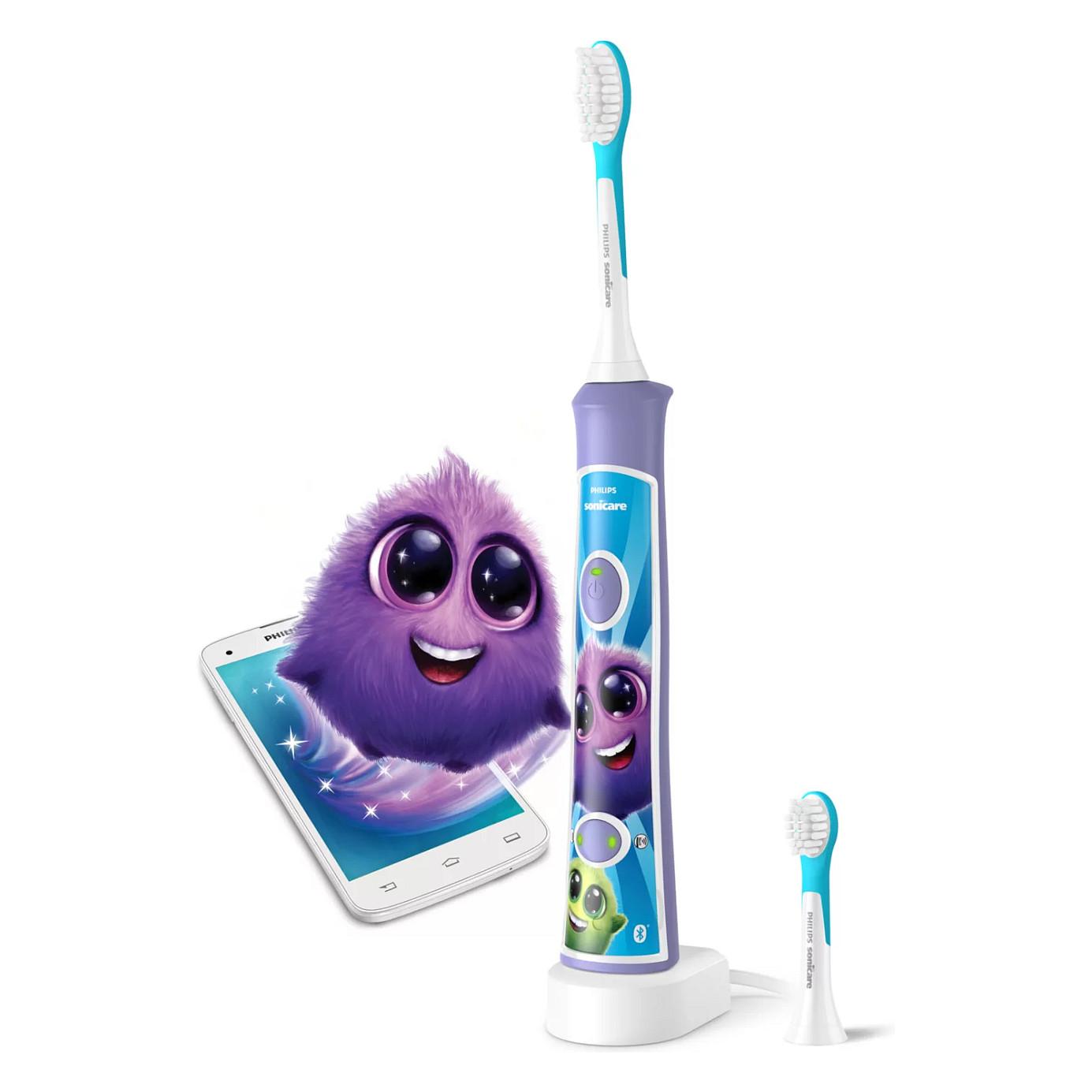 Furçë Dhëmbësh Elektrike Philips Sonicare For Kids HX6322/12, Sonike, Bluetooth, 2 Mënyra Pastrimi, Bateri e Rikarikueshme – Mix