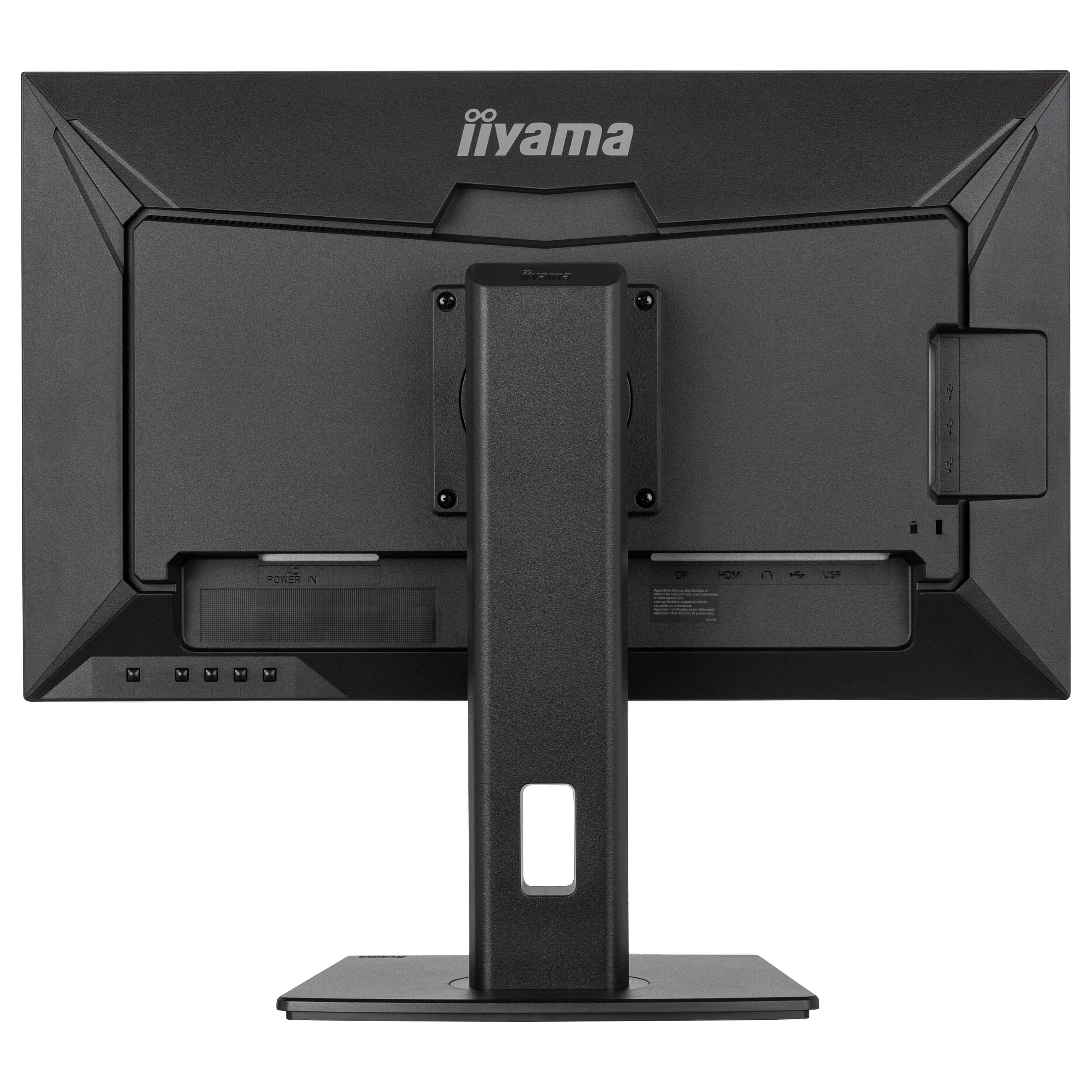 61cm/24" (2560x1440) iiyama ProLite XUB2492QSU-B1 16:9 WQHD IPS 0.5ms 100Hz HDMI DP USB Speaker Pivot Black - 9