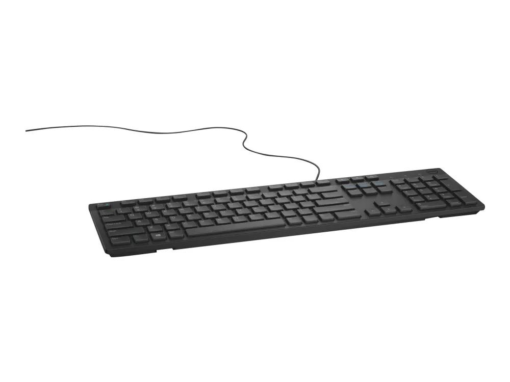Tastierë me kabllo Dell KB216 / USB / Full-Size / QWERTY / Pan-Nordic - Zezë - 2