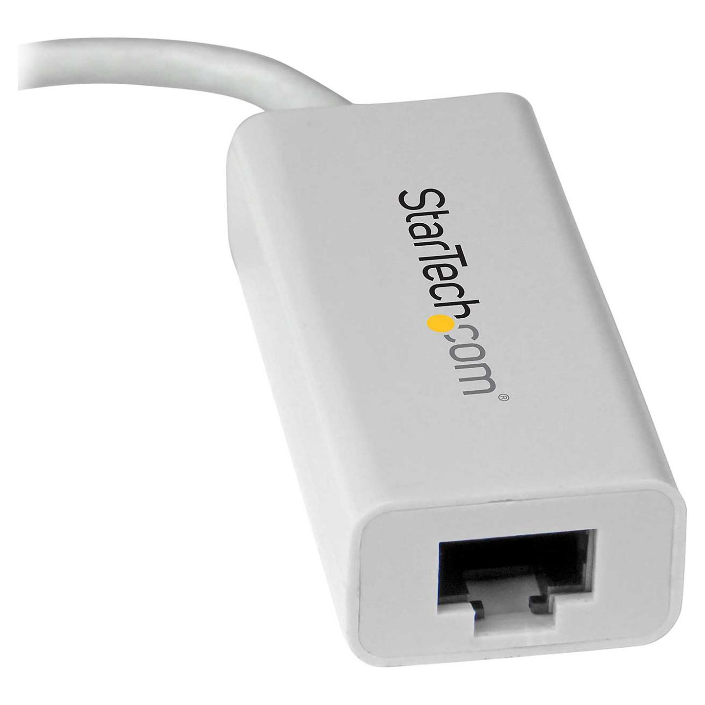Adapter Rrjeti USB StarTech.com US1GC30W, USB-C 3.2 Gen 1, 1x Gigabit LAN RJ45, 10/100/1000Mbps, Realtek RTL8153 - Bardhë - 2