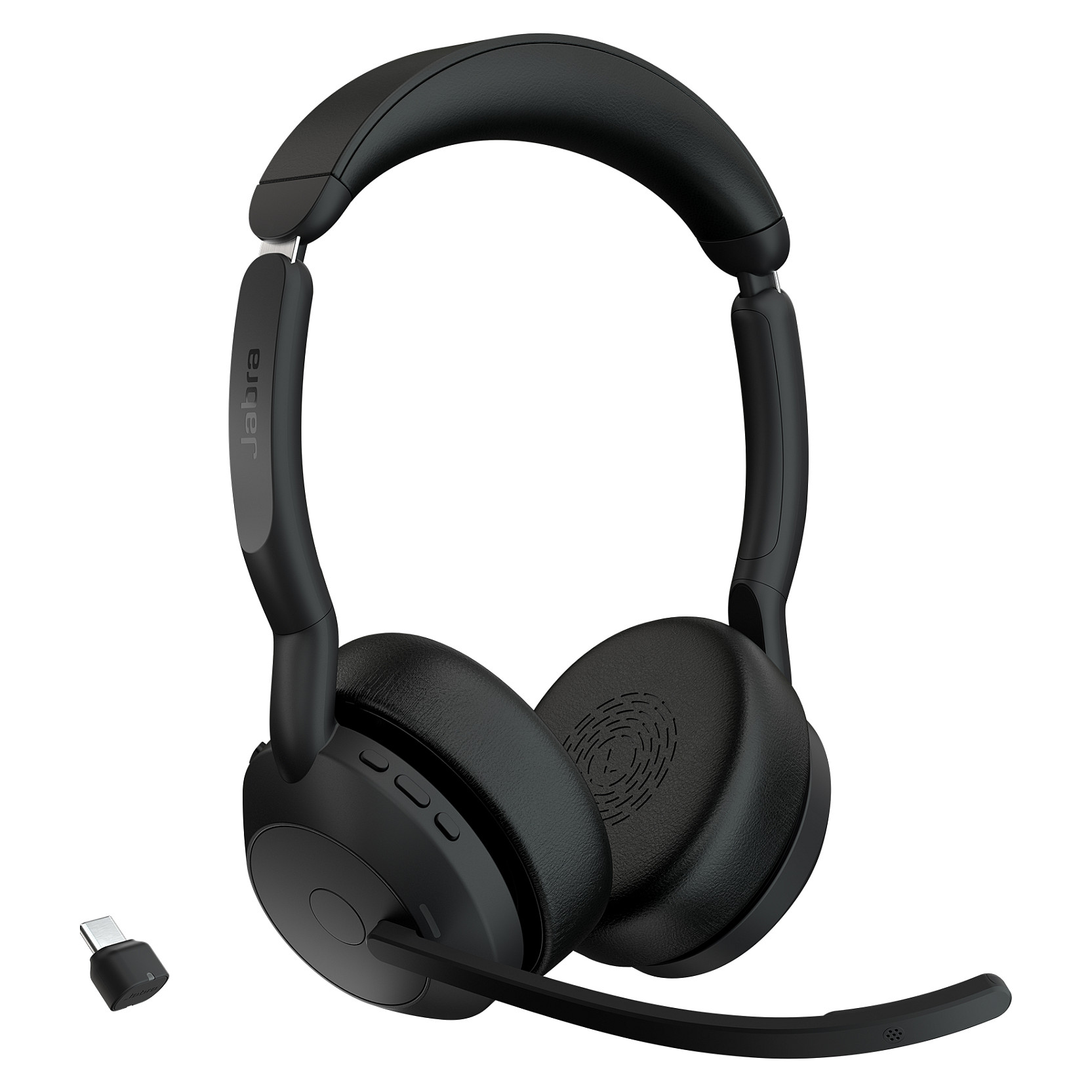 Kufje pa kabllo Jabra Evolve2 55 Link380c UC Stereo - Zezë - 1