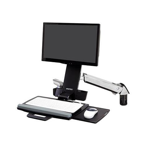 Mbajtëse për Monitor Ergotron StyleView Sit-Stand Combo Arm / deri në 24" / 13.2kg / VESA 75x75-100x100 - Argjend