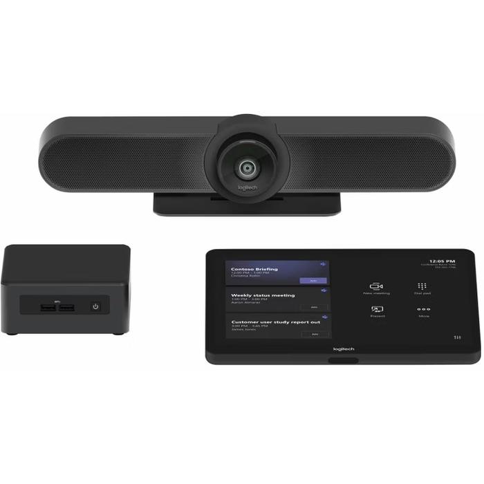 Sistem për Konferencë Logitech TAP Small Room, MeetUp 2, ASUS NUC 15 Ultra 7, Microsoft Teams Rooms - 1
