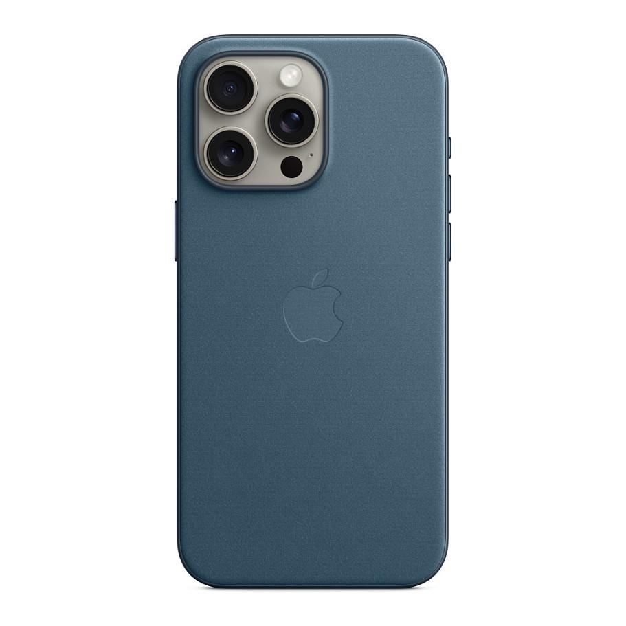 Case për Telefon Apple iPhone 15 Pro Max FineWoven me MagSafe - Pacific Blue
