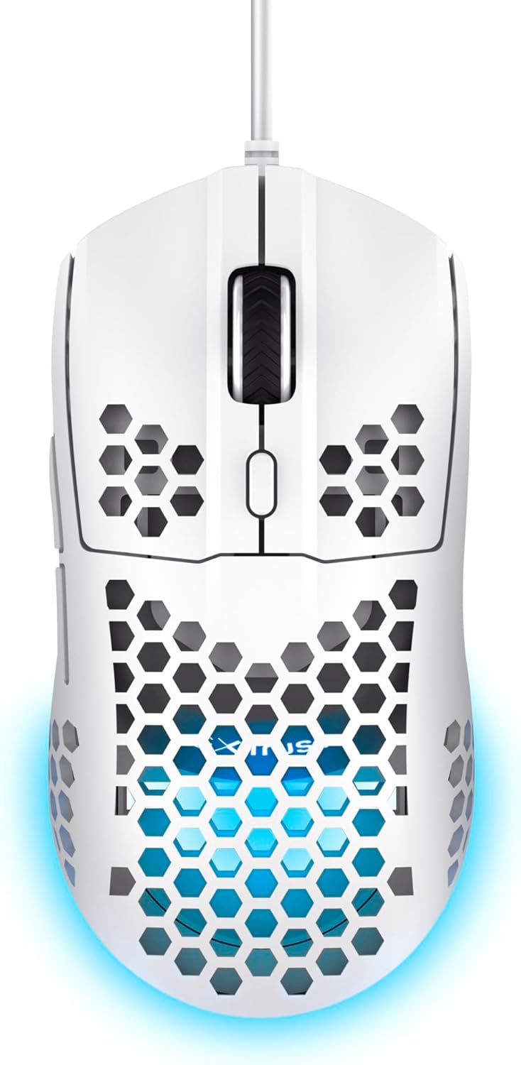 Mouse Gaming Trust  GXT 928W / 6.400 dpi / optical /  6 buttons / RGB / I bardhë - 1