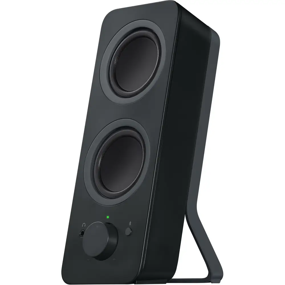 Logitech Z207 – Altoparlant 2.0, 5W RMS, Bluetooth 4.1, 3.5mm, Easy-Switch, Dalje për Kufje – Zezë
