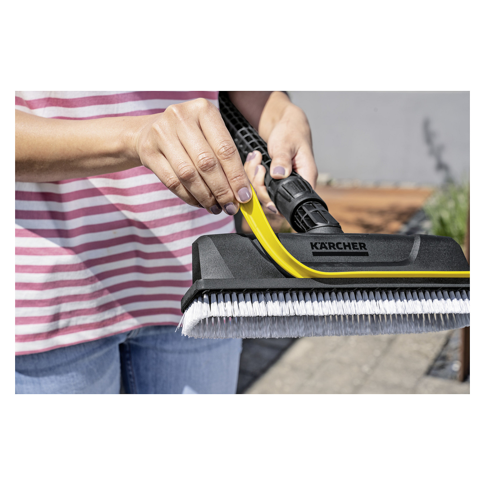 Aksesorë për Fshesë Kärcher PS 30 / 3 Grykëza me Presion të Lartë / 360° / Squeegee / K 2–K 7 – Zezë/Verdhë - 4