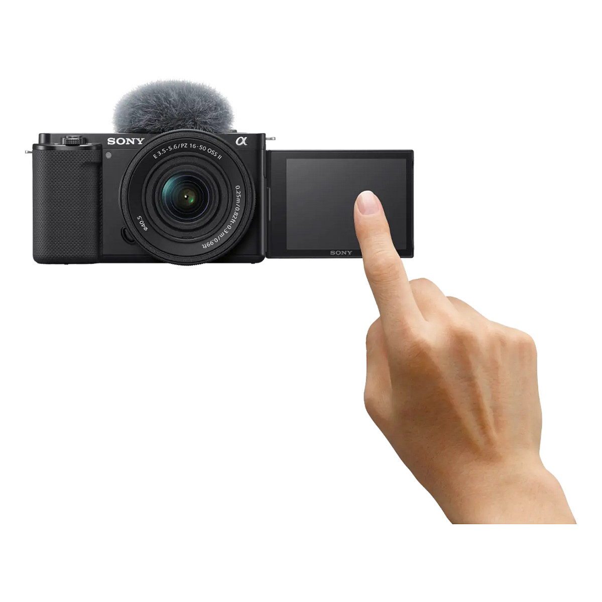 Kamerë digjitale Sony ZV-E10 / APS-C / 24.2MP / 4K / 16-50mm F3.5-5.6 OSS II / 3" Touchscreen - Zezë - 4