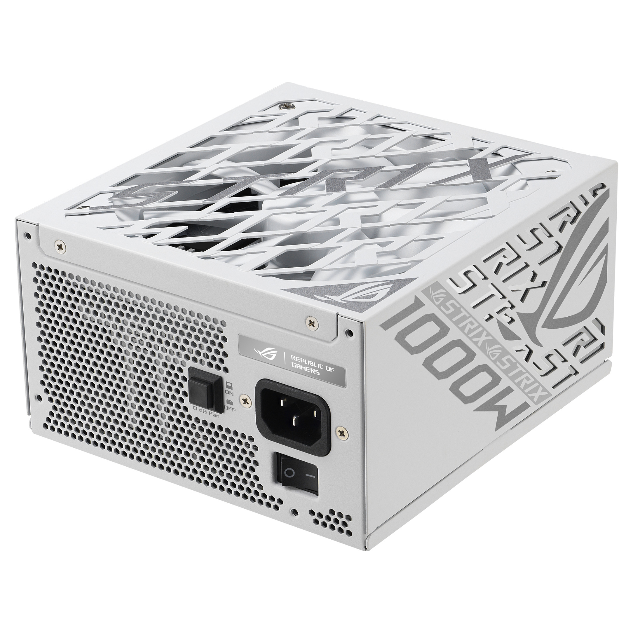 Furnizues Energjie ASUS ROG STRIX‑1000P‑G‑WHITE / 1000W / 80 PLUS Platinum / ATX 3.1 - Bardhë - 8