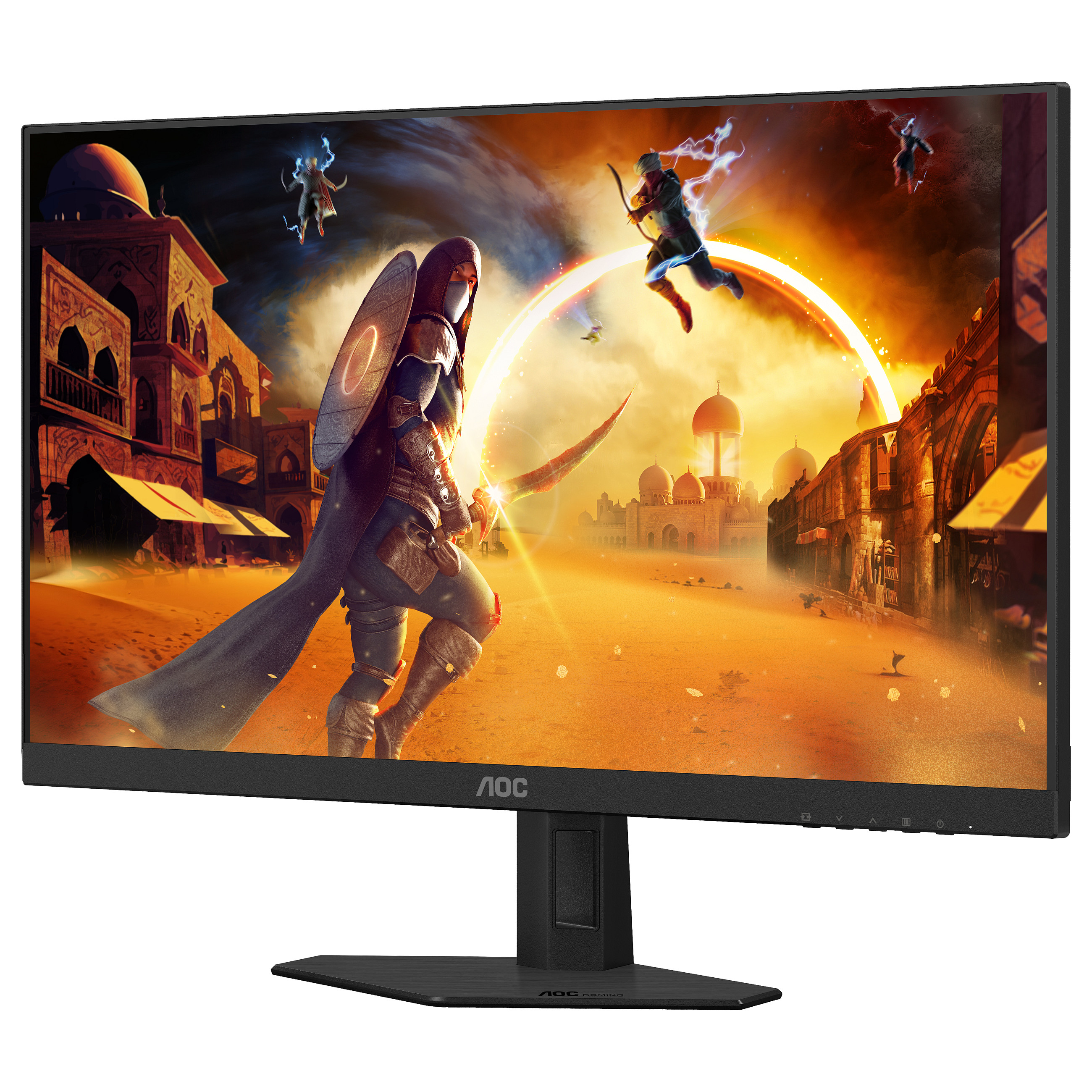 Monitor Gaming AOC 24G4HRE / 23.8"/ Full HD Fast IPS AG / W-LED / 200Hz / 0.5ms / HDMI + DisplayPort - Zezë/Kuqe - 8