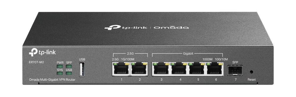 TP-Link Omada ER707-M2 Multi-Gigabit VPN Router – 2× 2.5G RJ45, 4× Gigabit RJ45, 1× SFP, Multi-WAN, VPN, VLAN, Firewall, QoS – Zezë - 3