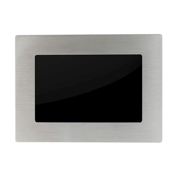 ALLNET 12 Inch Touch Display Tablet Silver Wide Bezel – Broad Mounting Frame Cover for Wall Installation - 3