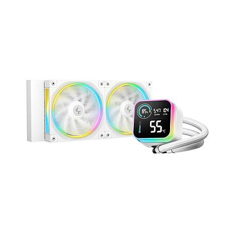 Ftohës për Procesor DeepCool LQ240 WH / 240mm / AIO / ARGB – Bardhë - 1