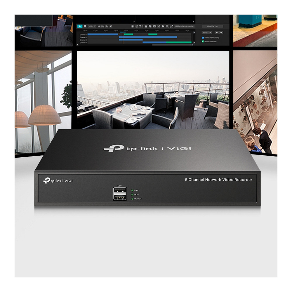 NVR TP-Link Omada IPCam VIGI NVR1008H Security 8 Channel Video - 3