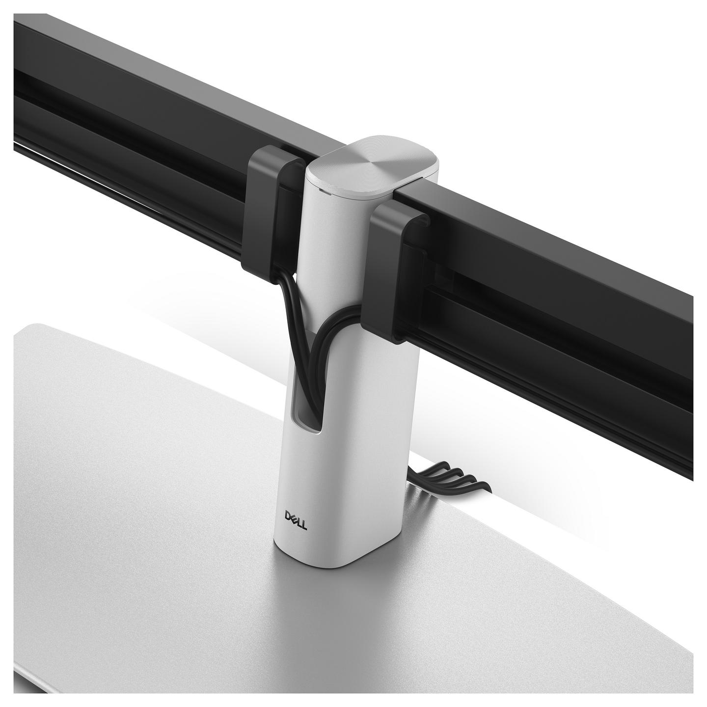 Mbajtëse për Monitor Dell Pro MDS26, për 2 Monitorë 19–27", Pivot, Rregullim Lartësie, VESA 100 × 100mm - Zezë/Argjend - 5