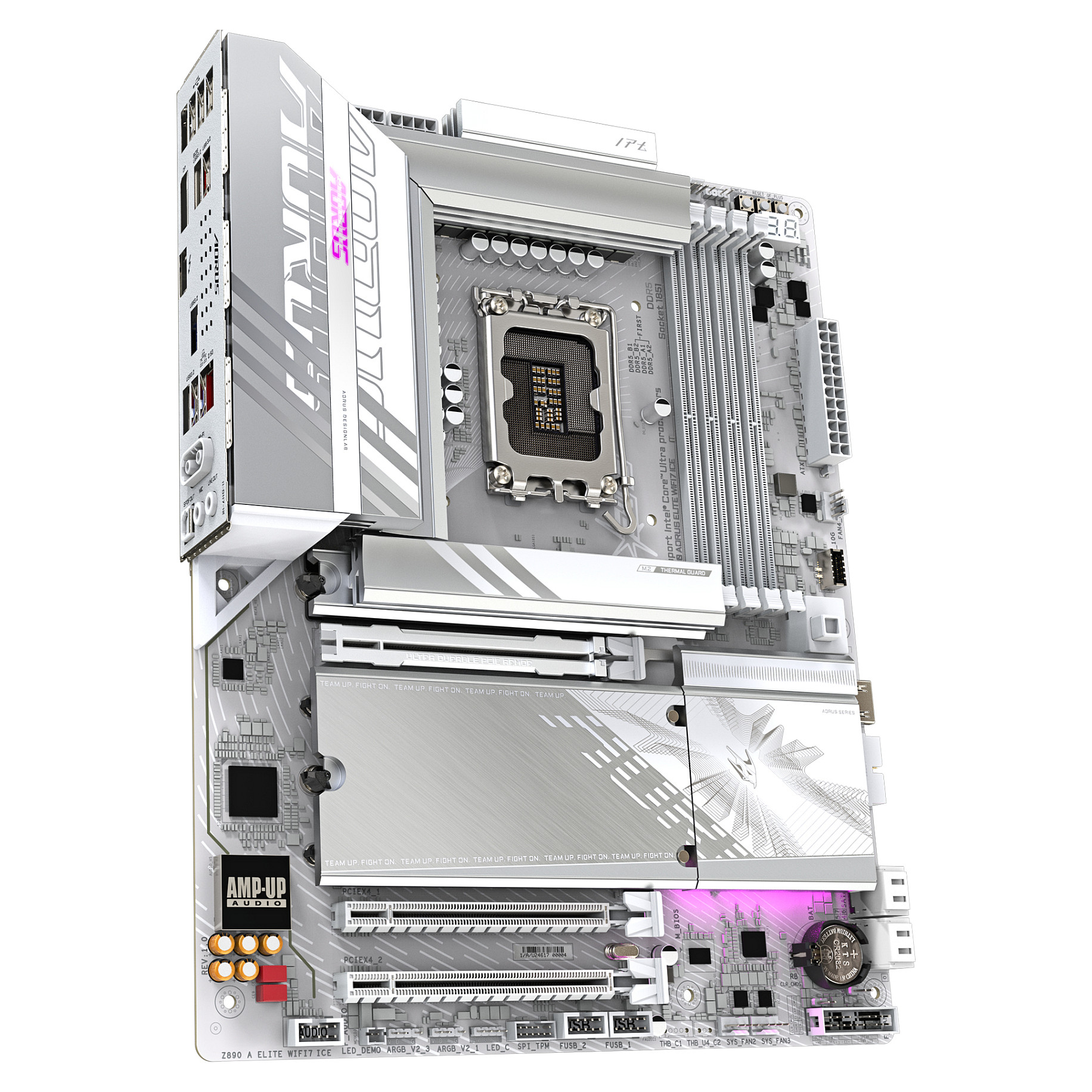 Pllakë Amë GIGABYTE Z890 AORUS ELITE WIFI7 ICE / Intel LGA1851 / Z890 / DDR5 / ATX / Wi-Fi 7 / 2.5GbE LAN - 3