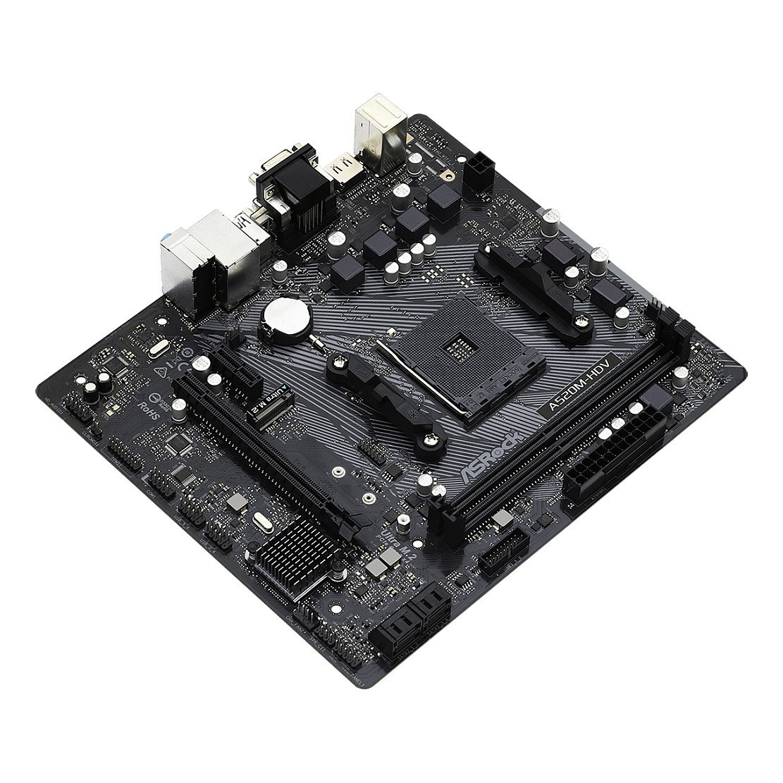 Pllakë Amë AM4 ASRock A520M-HDV mATX - 3