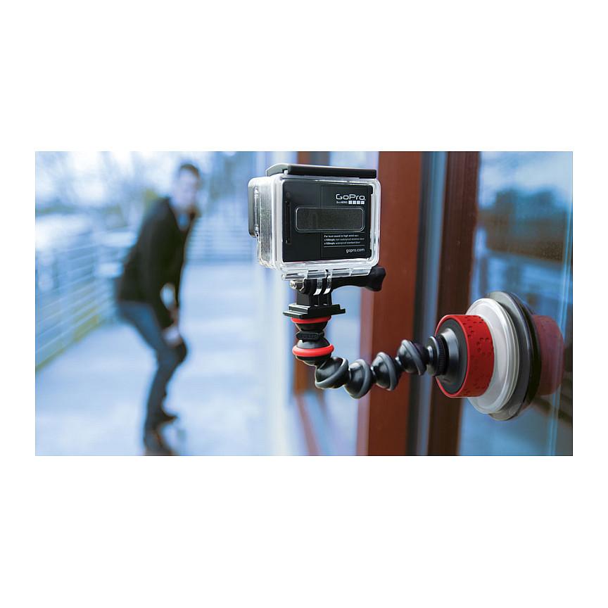 Mbajtëse për Kamera JOBY JB01329-BWW / Suction Cup / GorillaPod Arm / GoPro Adapter / 1/4"-20 / 110g - Zezë/Kuqe - 3