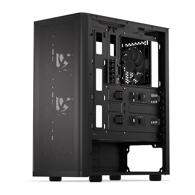 Kasë PC ENDORFY Ventum 200 ARGB / Midi Tower / ATX / 3x 120mm + 1x 120mm ARGB Fan / Tempered Glass - Zezë - 16