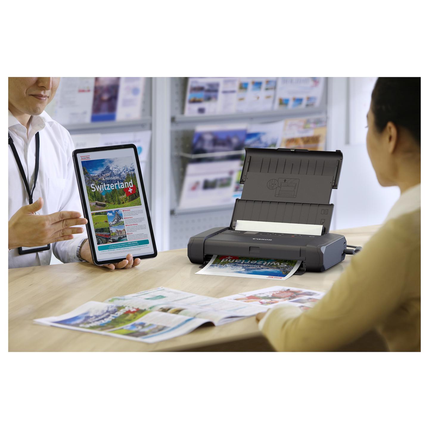 Printer Inkjet Canon MAXIFY BX110 / A4 / 4800 × 1200 DPI / 9 ipm / 5.5 ipm / Wi-Fi / USB-C / Bateri - Zezë - 15