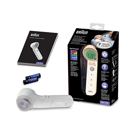 Termometër Braun BNT400 / No Touch + Touch / Age Precision - Bardhë - 4