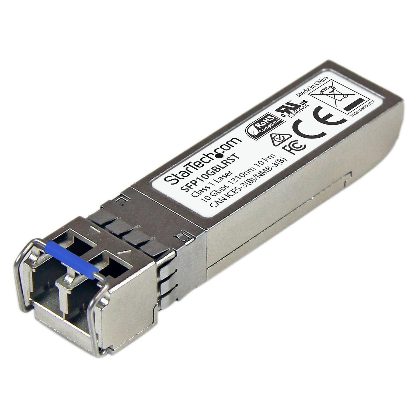 Transceiver SFP+ StarTech.com SFP10GBLRST, 10Gbps, 10GBASE-LR, Single-Mode, 1310nm, LC Duplex, 10km - Argjend