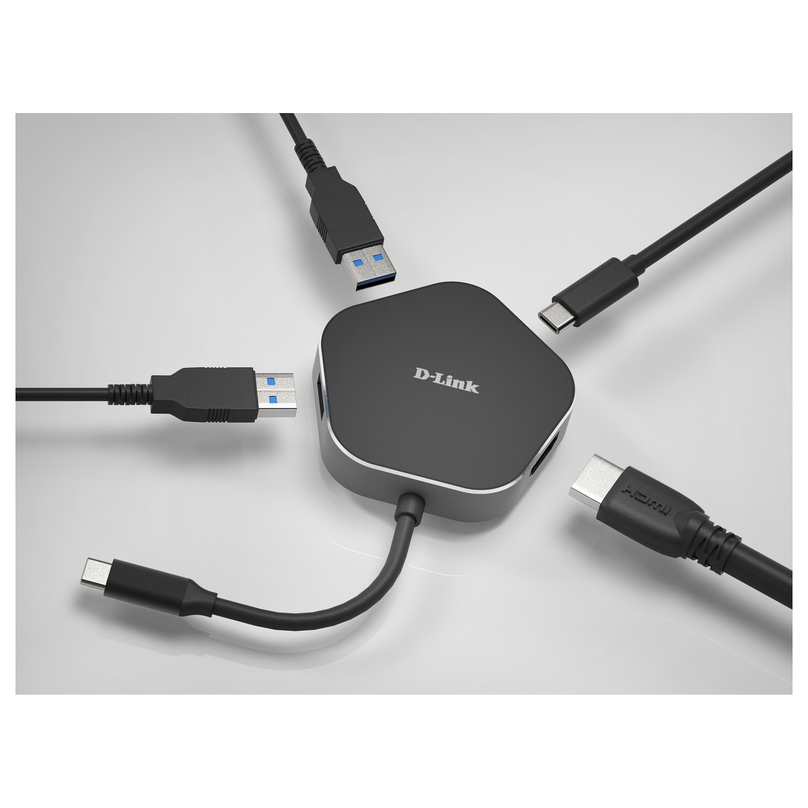 HUB USB‑C D‑Link DUB‑M420 / 2‑Port / USB‑C + HDMI / Pasiv - Zezë - 2