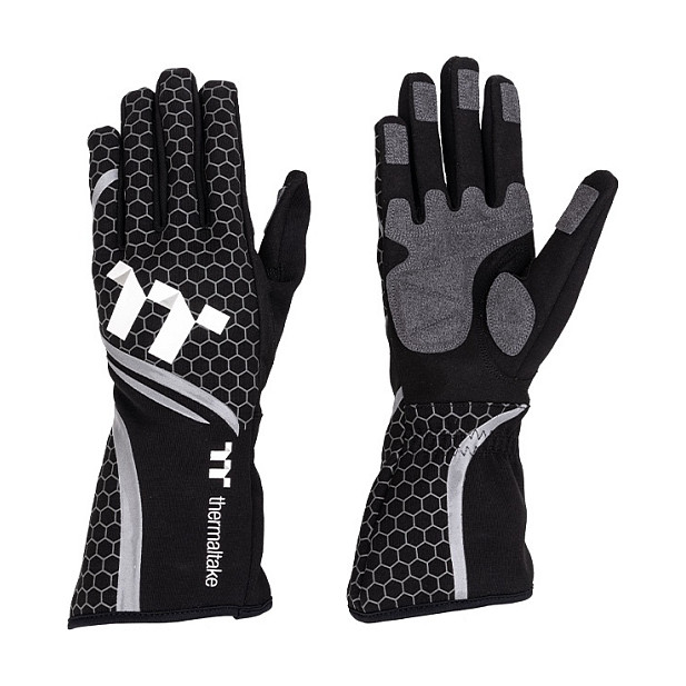 Aksesor Doreza për sim-racing Thermaltake Sim Gloves (XL) - Zezë